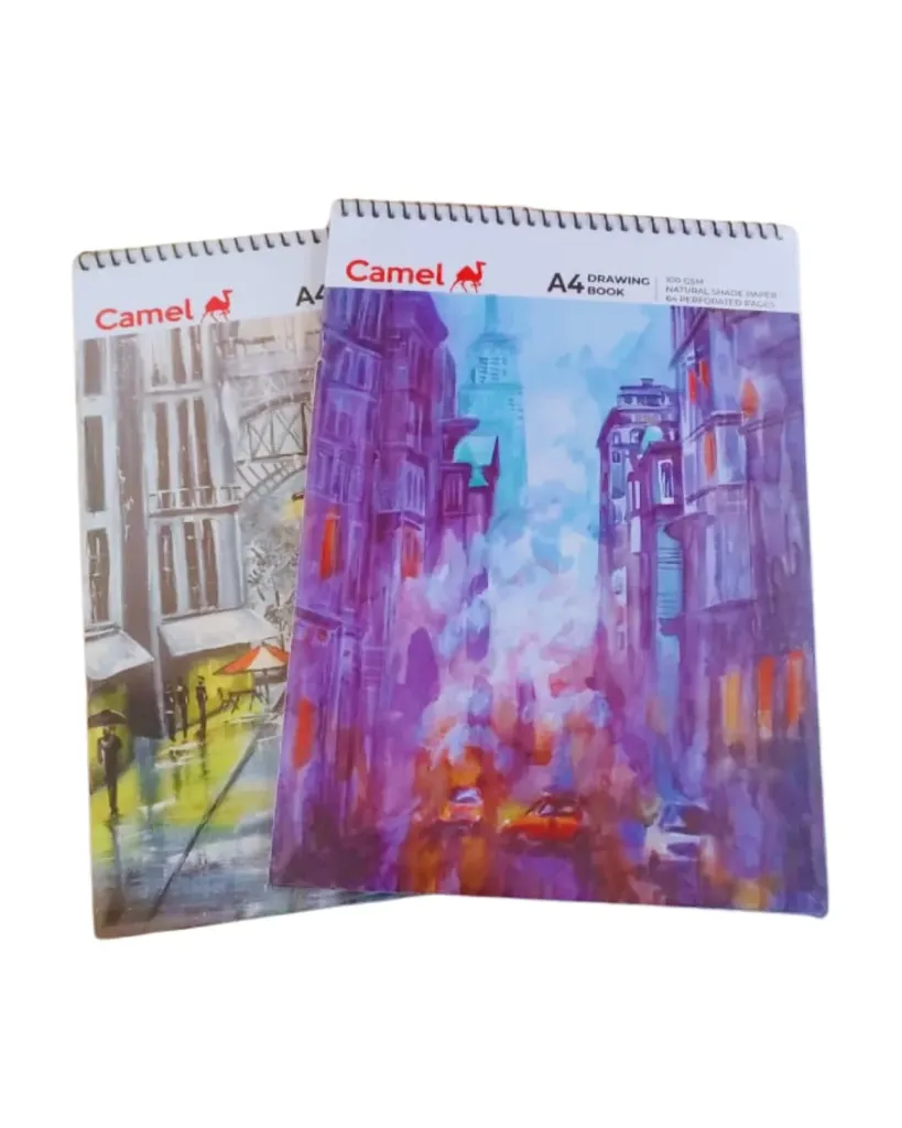 A4 SC  DESIGN 64PGS SPIRAL DRAWING BOOK